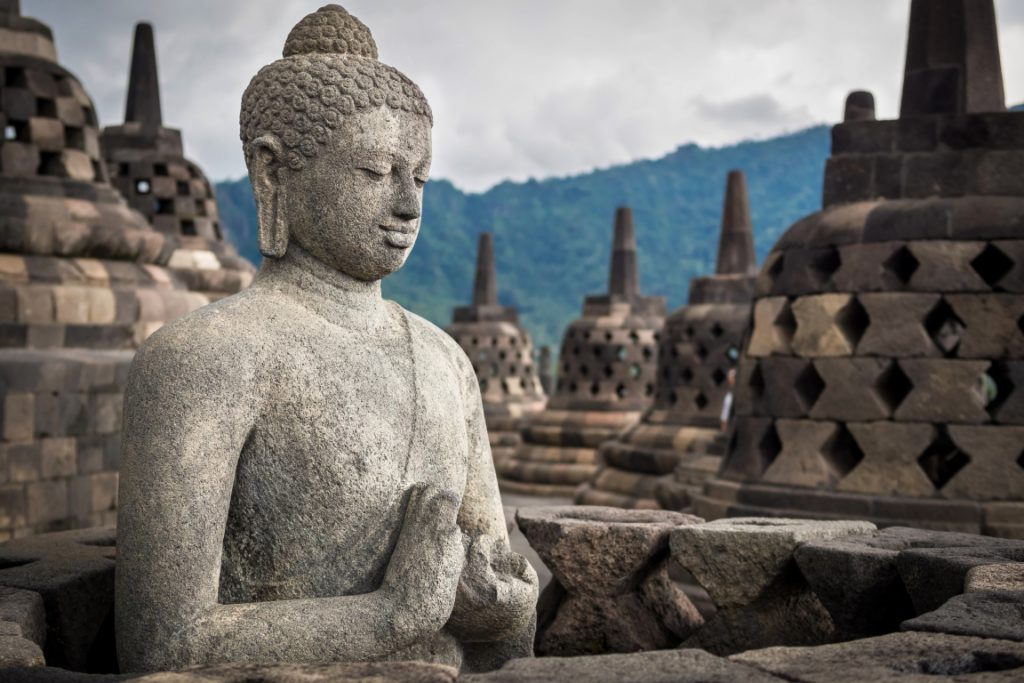 6 Temple de Borobodur Bouddha Unesco