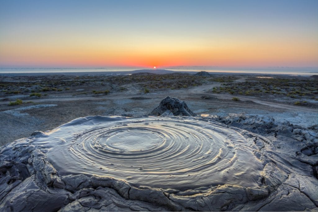 6 volcanes de lodo de Gobustán Unesco