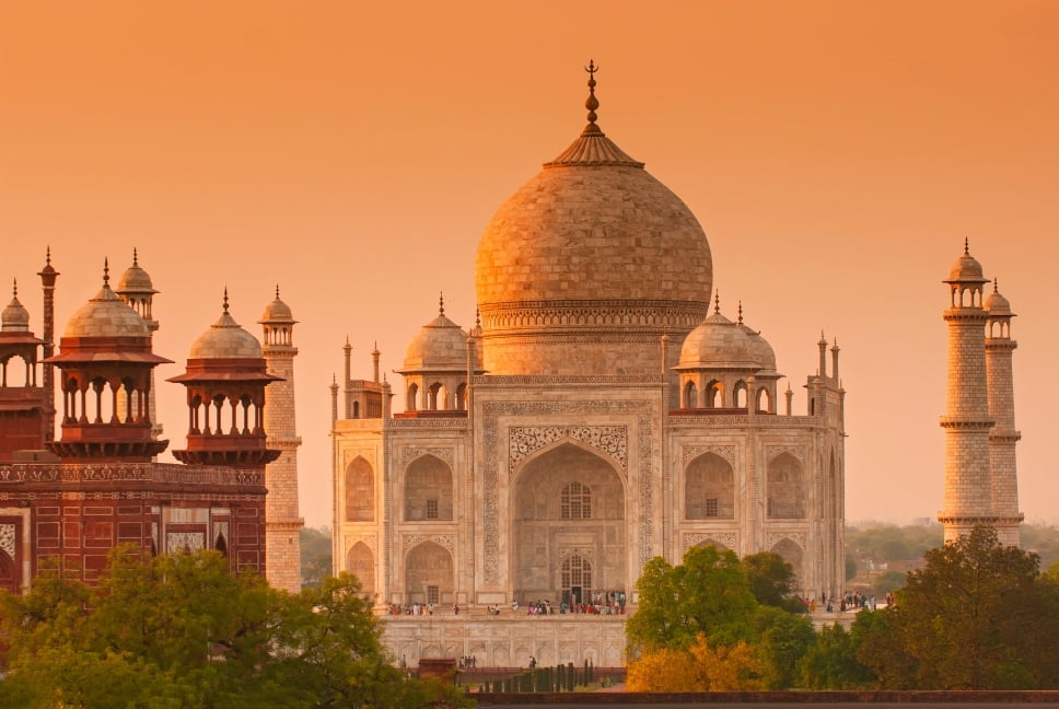 8 Lever de soleil au Taj Mahal Unesco