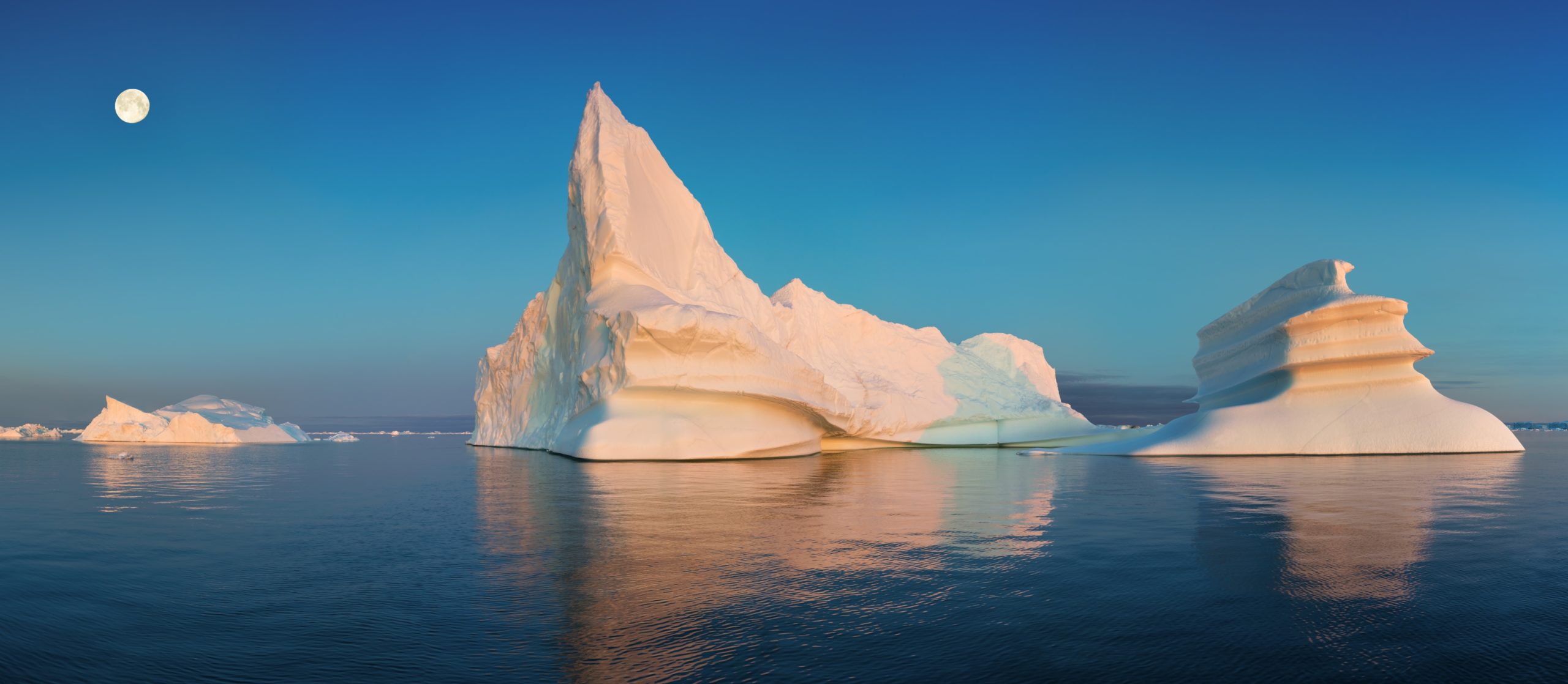 Groenland - Pano - SFJ - Nature - Baie de Disko, Iceberg au coucher du soleil, Unesco - S1505521040 - xNOR