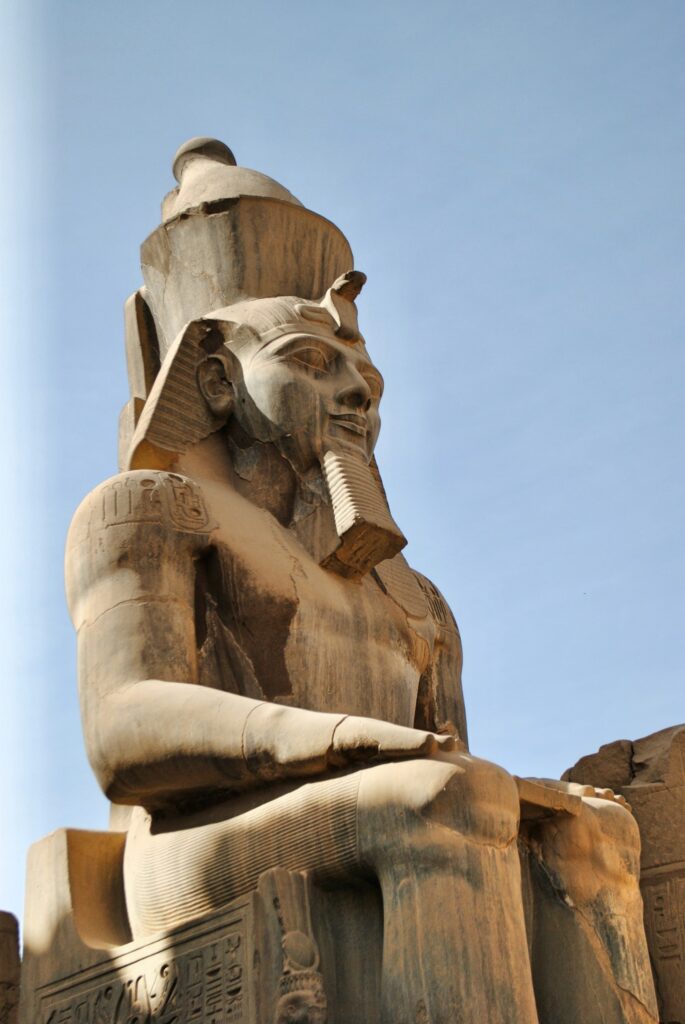 Egypt LXR Site Colossus of Ramses II at Luxor Temple S1809693478 TAF